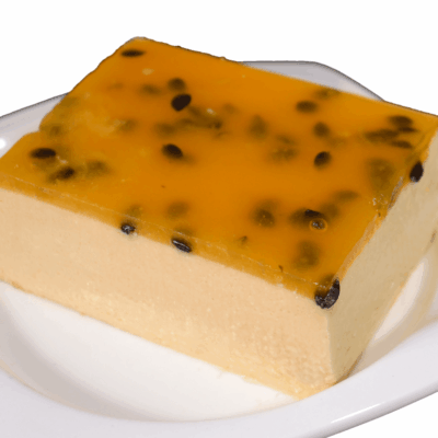 Pannacota de maracuyá sin azúcar